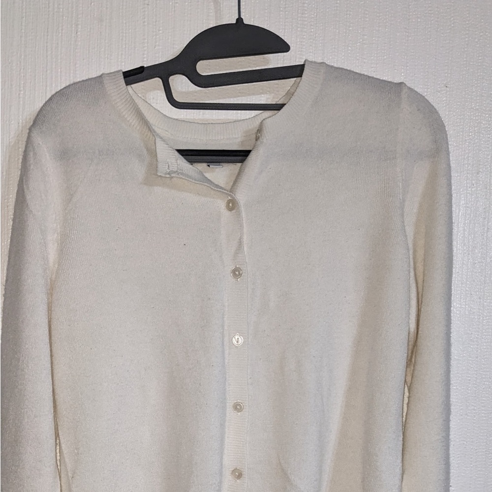Croft & Barrow White Sweater